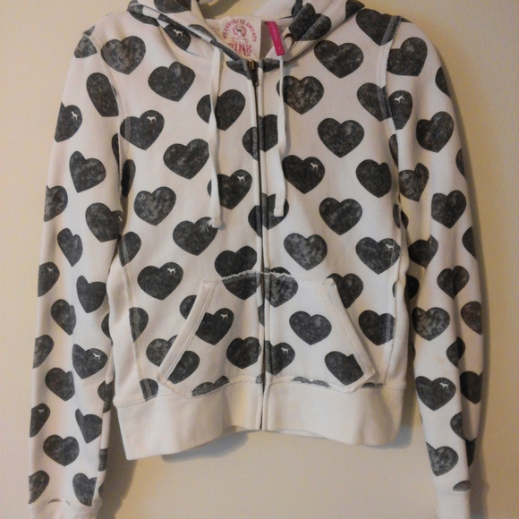 Victoria's Secret PINK Zip-Up Hoodie (Large) - Picture 2 of 5